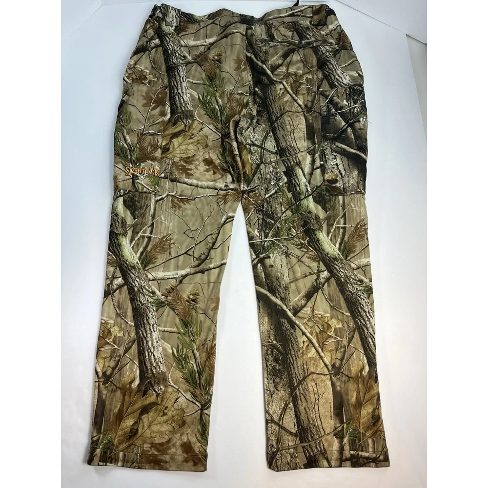 ScentLok Hunting Cargo Pants Men's Size XL Realtree Camo Odor-Resistant 7325